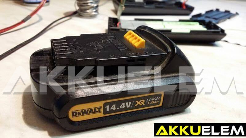 AKKUFELÚJÍTÁS Dewalt XR DCB141 14,4V 2Ah szerszámakku