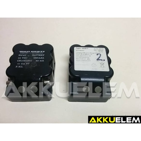 AKKUFELÚJÍTÁS GEB 77 12V 1600mAh