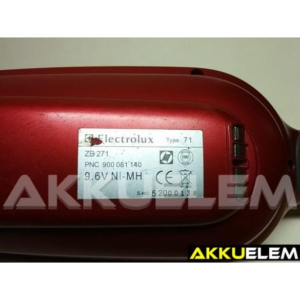 AKKUFELÚJÍTÁS Electrolux 9.6V 2.2Ah (4/5 SC)