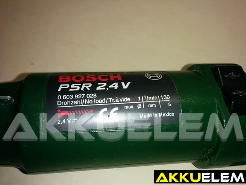 AKKUFELÚJÍTÁS Bosch PSR 2,4V 2Ah