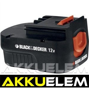 AKKUFELÚJÍTÁS Black & Decker 12V 1.2Ah  (4/5SC)