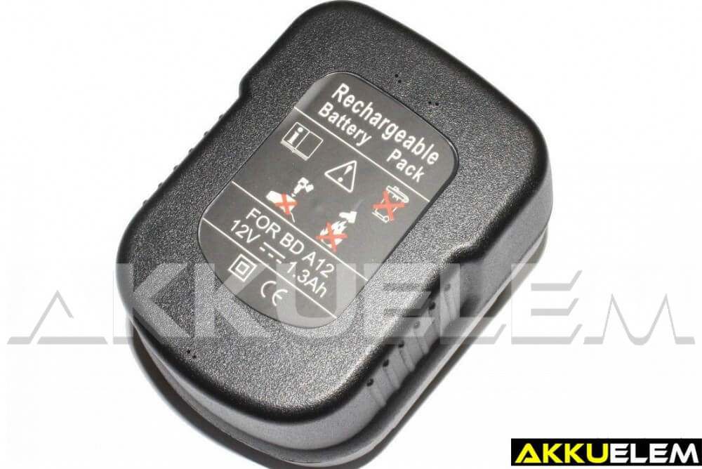 AKKUFELÚJÍTÁS Black & Decker 12V 1.2Ah  (4/5SC)