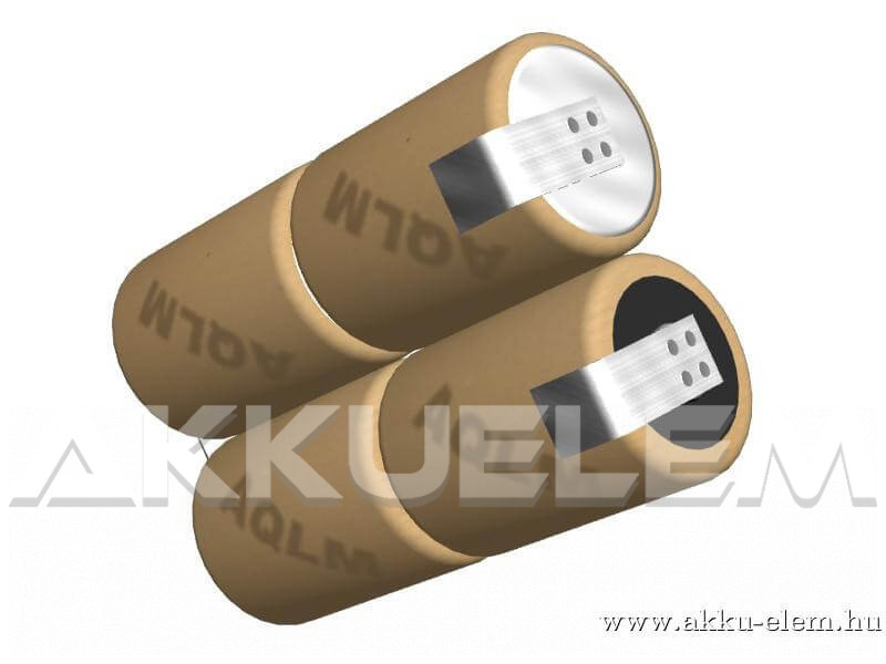 4.8V 2500mAh 4db ipari cella egyéni kialakításban.