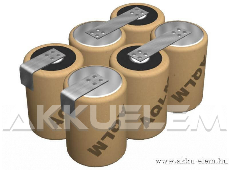 7.2V 2000mAh 6db ipari cella egyéni kialakításban
