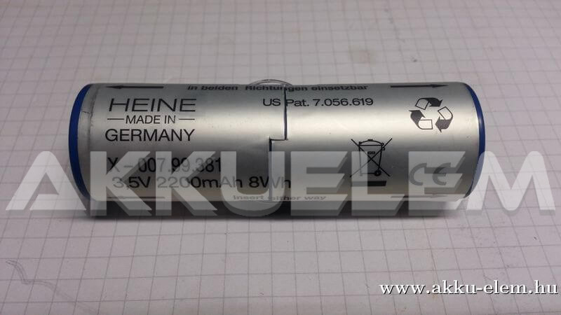 AKKUFELÚJÍTÁS Heine X-007.99.381 akku