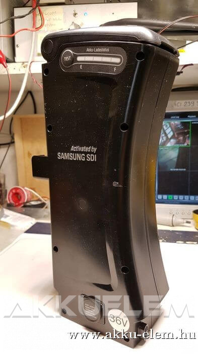AKKUFELÚJÍTÁS Samsung kerékpár akkumulátor SDI-3610C, 36V 10Ah