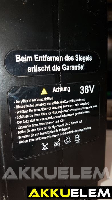 AKKUFELÚJÍTÁS Samsung kerékpár akkumulátor SDI-3610C, 36V 10Ah
