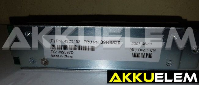 AKKUFELÚJÍTÁS Li-Ion Raid akku 42C2193, IBM DS3000