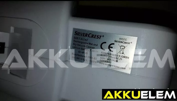 AKKUFELÚJÍTÁS Silver crest SAS 7.4V Li A2