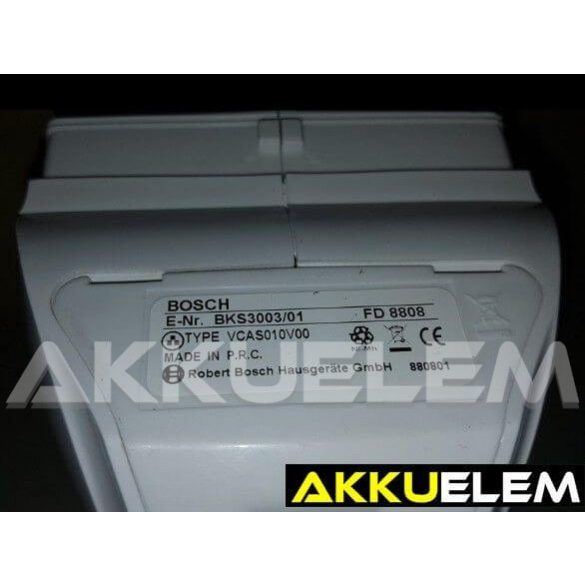 AKKUFELÚJÍTÁS Bosch FD 8808 morzsaporszívó 3.6V 1.6Ah