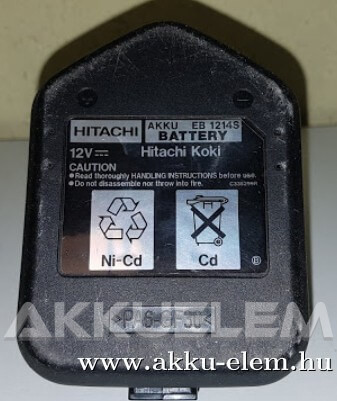 AKKUFELÚJÍTÁS Hitachi EB1214S 12V 12Ah vagy 2.2Ah