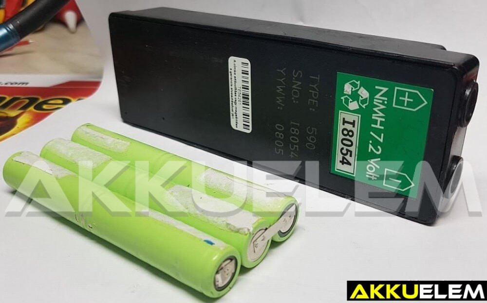 AKKUFELÚJÍTÁS I8054 Daru, betonpumpa távirányító akkupakk 7.2V 2.4Ah