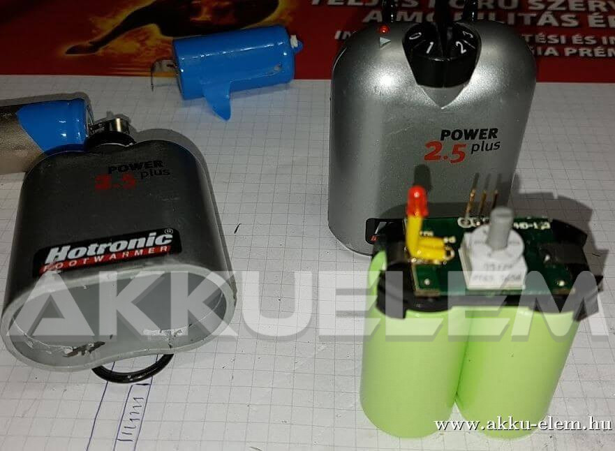 AKKUFELÚJÍTÁS Hotronic Power 2.5plus lábmelegítő akkupakk