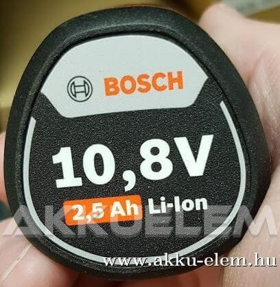 AKKUFELÚJÍTÁS Bosch 10.8V 2.5Ah Li-Ion akku