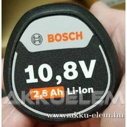 AKKUFELÚJÍTÁS Bosch 10.8V 2.5Ah Li-Ion akku