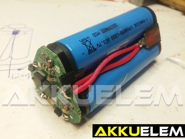AKKUFELÚJÍTÁS Parkside PABS 10.8V C2-1 (2100mAh  felújítva)