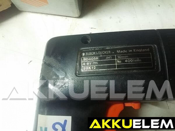 AKKUFELÚJÍTÁS B&D BD405R 4.8V 1.3Ah