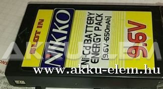 AKKUFELÚJÍTÁS Nikko Játékautó 9.6V 800mAh