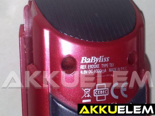 AKKUFELÚJÍTÁS BaByliss  E920XE T61