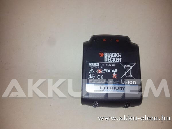 AKKUFELÚJÍTÁS B&D BL1114 14.4V 1.1Ah