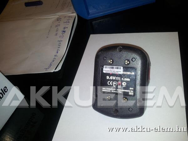 AKKUFELÚJÍTÁS SKIL 9.6V 1.2Ah