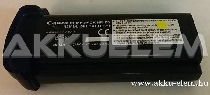 AKKUFELÚJÍTÁS CANON NP-E3 12V 2400mAh