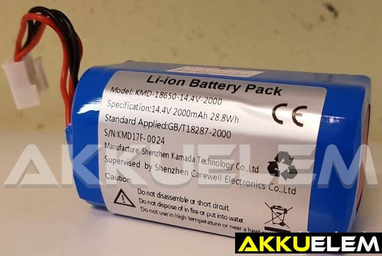 AKKUFELÚJÍTÁS EKG Akku 14.4V 2.6Ah KMD17F-0024