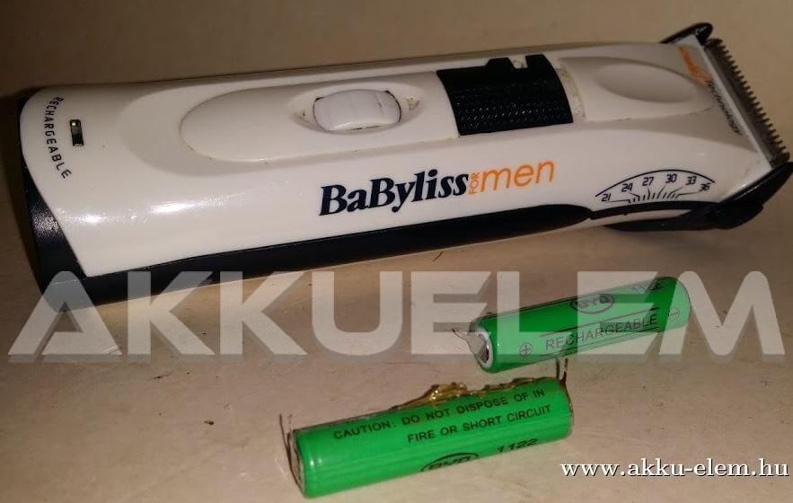 AKKUFELÚJÍTÁS Babylis Men hajvágó