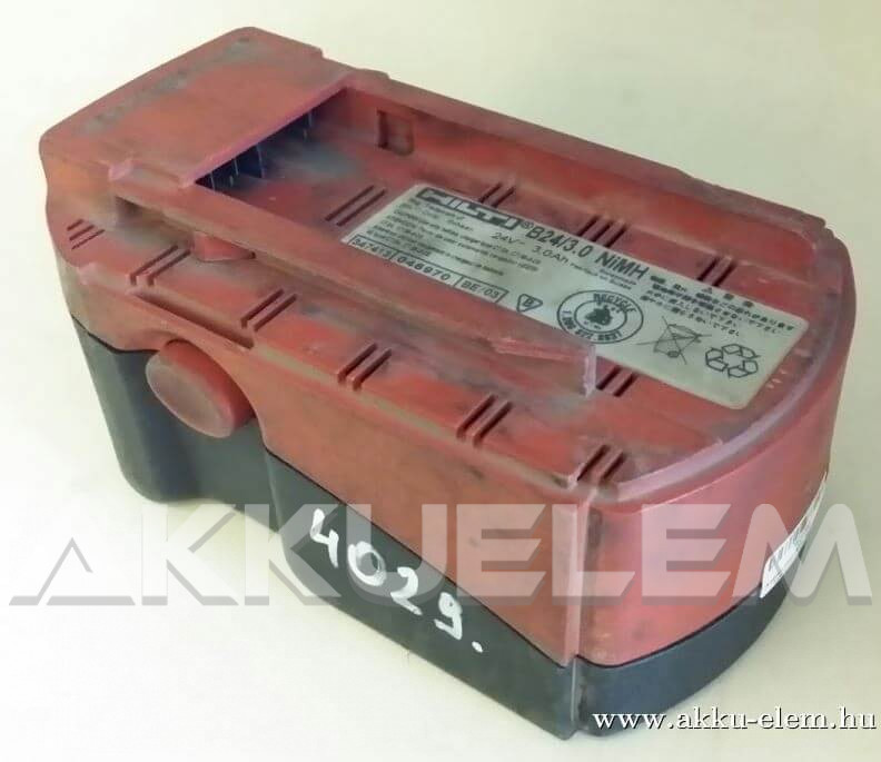 AKKUFELÚJÍTÁS HILTI B24/3 24V 3Ah