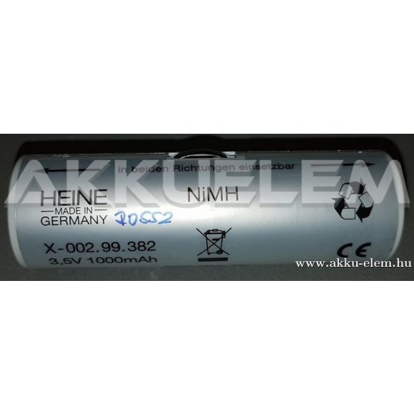 AKKUFELÚJÍTÁS HEINE X-002.99.382 3.5V 1000mAh Ni-Mh