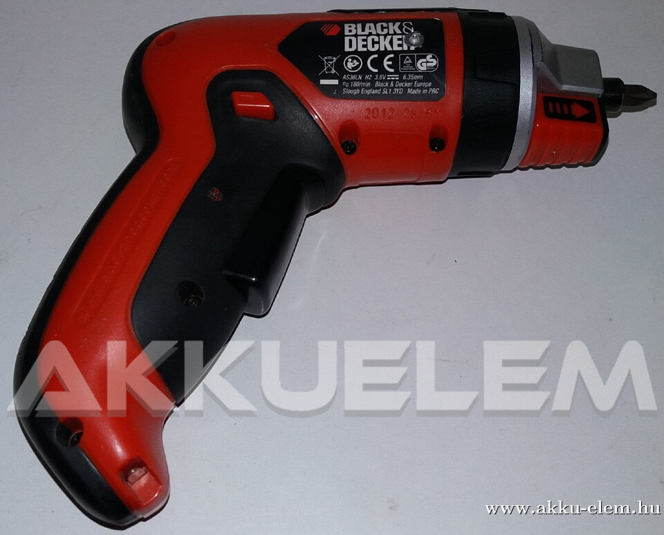 AKKUFELÚJÍTÁS Black & Decker AS36LN 3,6V Li-ion csavarbehajtó gép