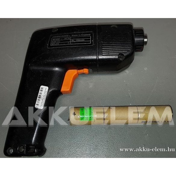 AKKUFELÚJÍTÁS Black & Decker SC450, SLB24, 3.6V