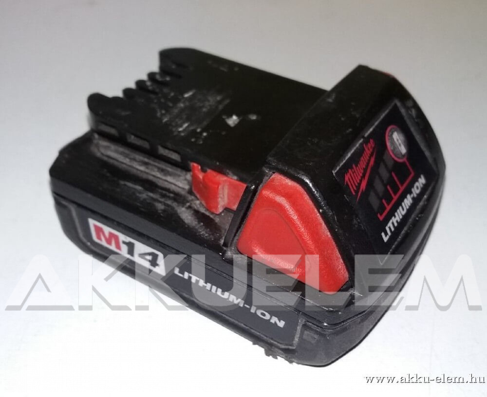 AKKUFELÚJÍTÁS Milwaukee M14 lítium-ion 14,4V 2Ah szerszámakku