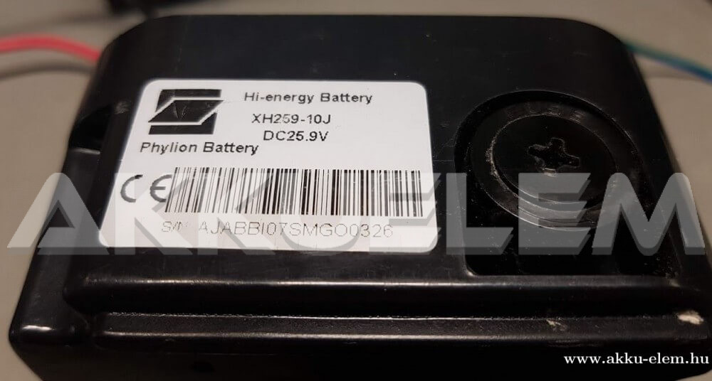 AKKUFELÚJÍTÁS XH259-10J 24V (25.2V) 10.4Ah