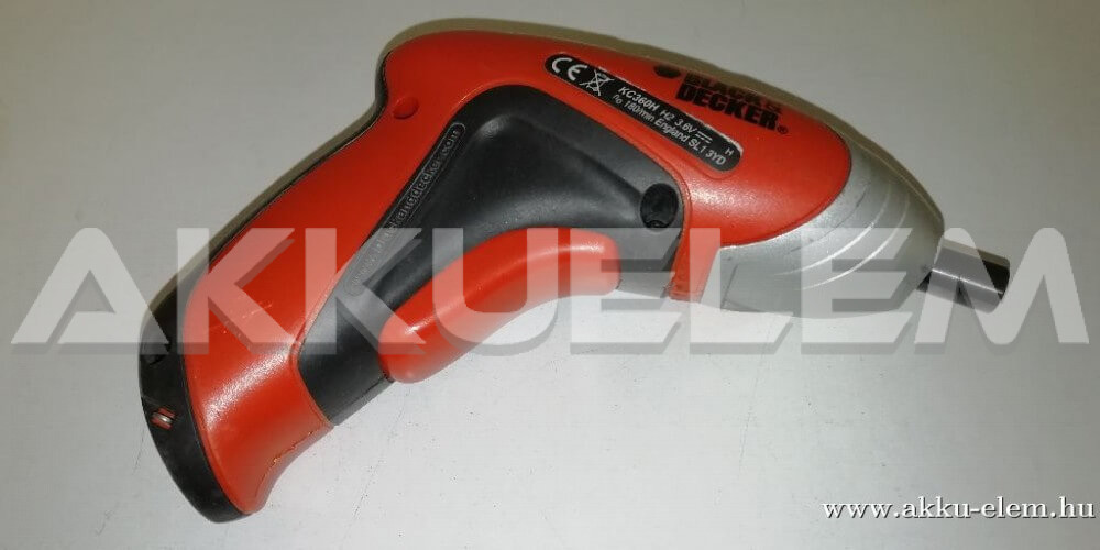 AKKUFELÚJÍTÁS Black & Decker KC360H csavarozógép