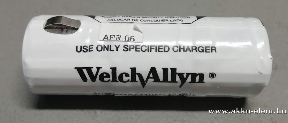 AKKUFELÚJÍTÁS WelchAllyn 3.6V orvosi lámpa akkupakk