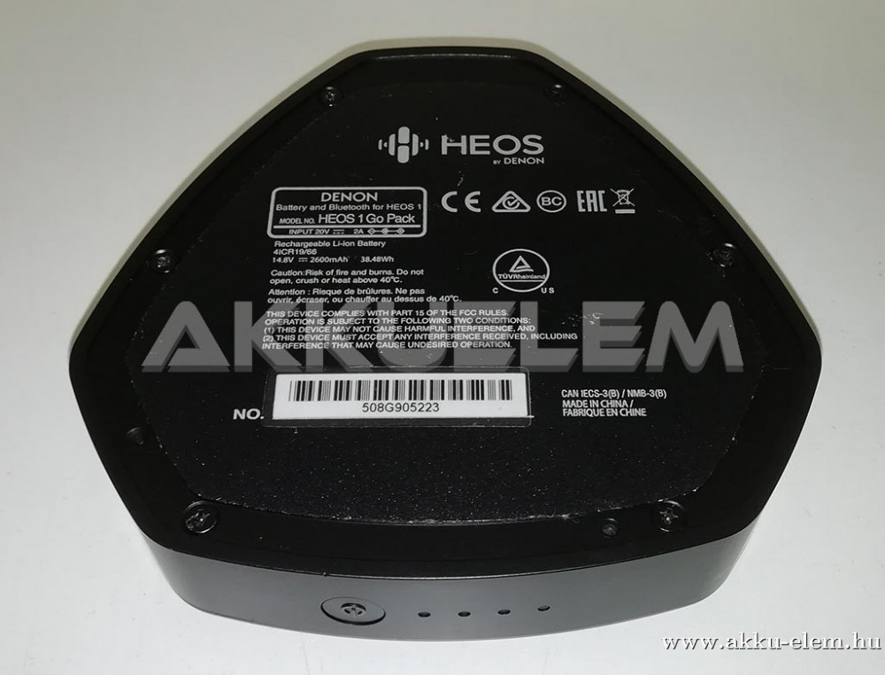 AKKUFELÚJÍTÁS Denon HEOS 1 14.4V Li-ion akku