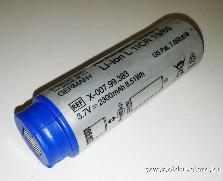 AKKUFELÚJÍTÁS Heine X-007.99.383 3,7V Li-ion akkumulátor