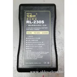 AKKUFELÚJÍTÁS Rolux RL-230S kamera akku 14.4V 15.6Ah