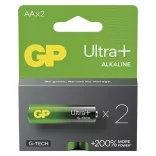 GP LR6 AA Ultra+ 15AUP elem 2db/csomag (ár/csomag)