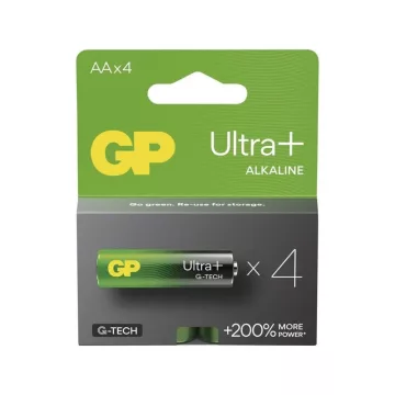 GP LR6 AA Ultra+ 15AUP elem 4db/csomag (ár/csomag)