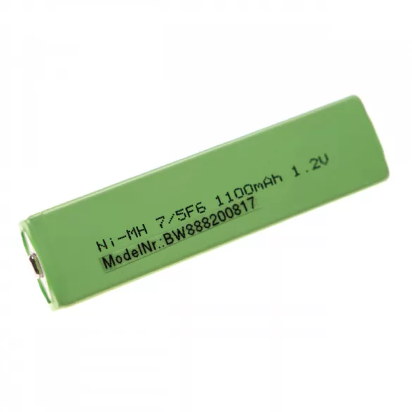 7/5F6 akku Top Ni-MH 1.2V 1100mAh akkucella - VHBW