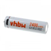 AA cella microUSB csatlakozó 650mAh Li-ion utángyártott akkumulátor