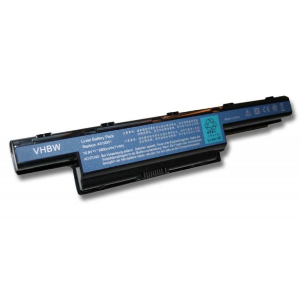 Acer Aspire 4551 6600mAh utángyártott akkumulátor