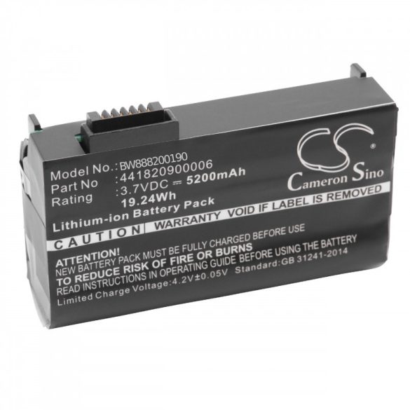 AdirPro PS236B 5200mAh utángyártott akkumulátor