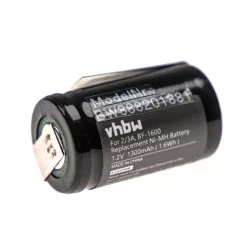   Akku2 PinsPanasonic ER398, ER201, Ni-MH, 1.2V, 1300mAh utángyártott akkumulátor - VHBW