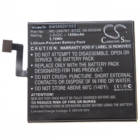 Amazon Kindle Paperwhite 4 2018 MC-266767 1500mAh utángyártott akkumulátor