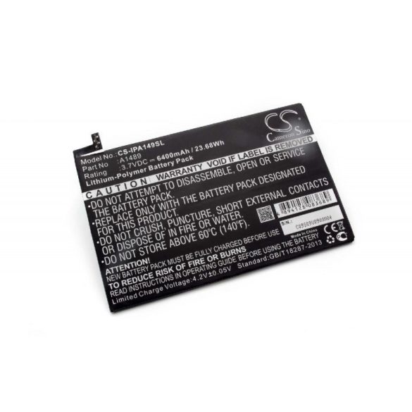 Apple Ipad Mini 2 A1489 A1512 6400mAh utángyártott akkumulátor