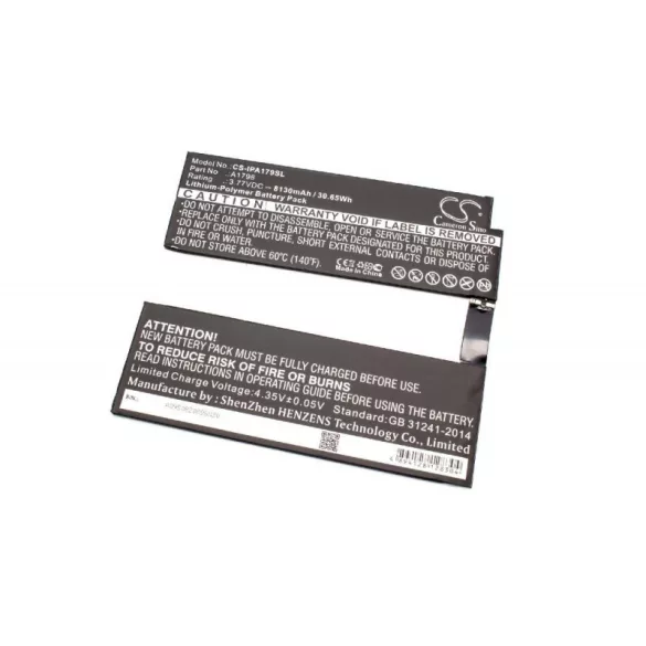 Apple Ipad Pro 10.5 2017 A1798 8130mAh utángyártott akkumulátor - VHBW