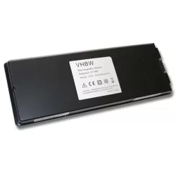   Apple Macbook 13colos fekete 5000mAh utángyártott akkumulátor - VHBW